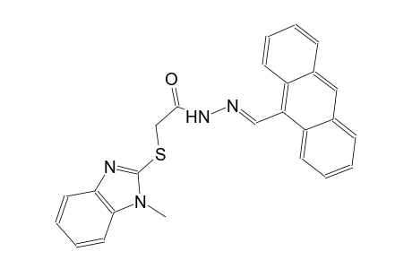 acetic acid, [(1-methyl-1H-benzimidazol-2-yl)thio]-, 2-[(E)-9-anthracenylmethylidene]hydrazide