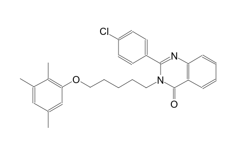 2-(4-chlorophenyl)-3-[5-(2,3,5-trimethylphenoxy)pentyl]-4(3H)-quinazolinone