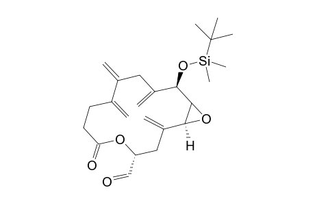 (1S,4R, 13R)-13-[(t-Butyl)dimethylsilyloxy]-6-oxo-2,9,10,12-tetramethylene-5,15-dioxabicyclo[12.1.0]pentadecane-4-carbaldehyde