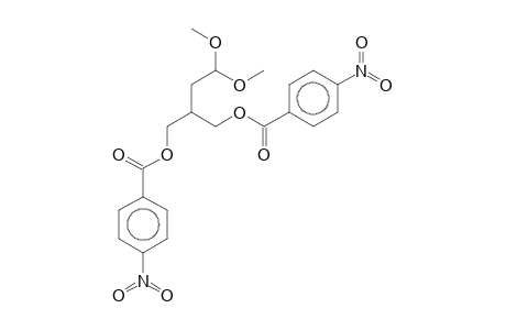 1,3-Propanediol, 2-(2,2-dimethoxyethyl)-, bis(4-nitrobenzoate)