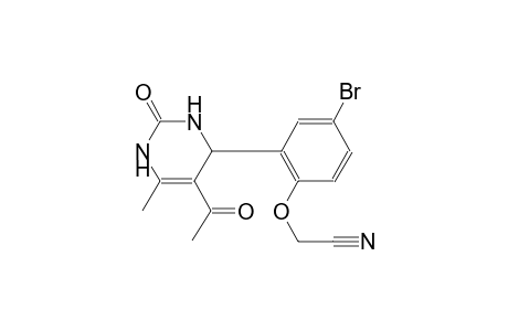 [2-(5-acetyl-6-methyl-2-oxo-1,2,3,4-tetrahydro-4-pyrimidinyl)-4-bromophenoxy]acetonitrile