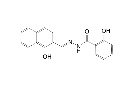benzoic acid, 2-hydroxy-, 2-[(E)-1-(1-hydroxy-2-naphthalenyl)ethylidene]hydrazide