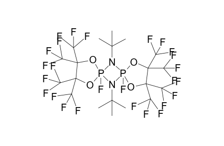 1,4,8,11-Tetraoxa-6,12-diaza-5,7-diphospha(5,7-PV)dispiro[4.1.4.1]dodecane, 6,12-bis(1,1-dimethylethyl)-5,7-difluoro-2,2,3,3,9,9,10,10-octakis(trifluoromethyl)-, trans-