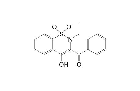(2-ethyl-4-hydroxy-1,1-dioxido-2H-1,2-benzothiazin-3-yl)(phenyl)methanone