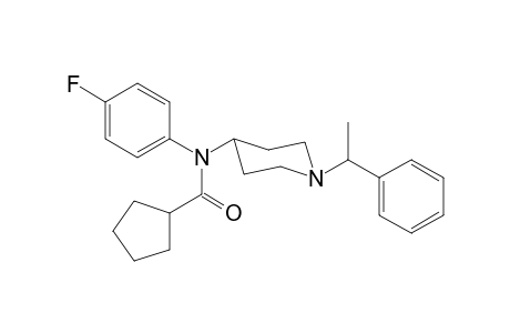 N-4-Fluorophenyl-N-[1-(1-phenylethyl)piperidin-4-yl]cyclopentanecarboxamide