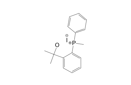 DIMETHYLPHENYL-[2-(1-METHYL-1-HYDROXYMETHYL)-PHENYL]-PHOSPHONIUM-IODIDE