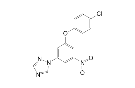 1-[3-(4-chlorophenoxy)-5-nitrophenyl]-1H-1,2,4-triazole
