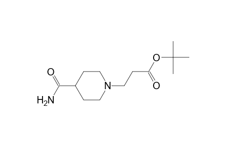 Propanoic acid, 3-(4-aminocarbonyl-1-piperidyl)-, tert-butyl ester