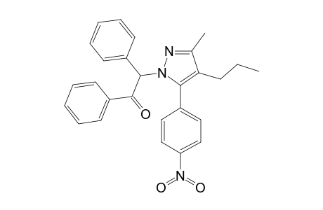 2-[3-methyl-5-(4-nitrophenyl)-4-propylpyrazol-1-yl]-1,2-di(phenyl)ethanone