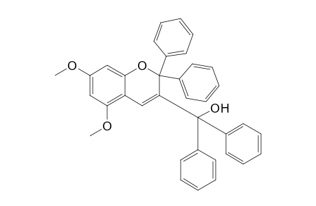 (5,7-dimethoxy-2,2-diphenyl-1-benzopyran-3-yl)-diphenylmethanol