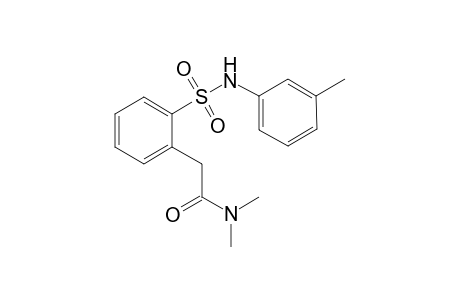 2-[2-(N-(3-Methylphenylsulfamoyl)]phenyl-N,N-dimethylacetamide