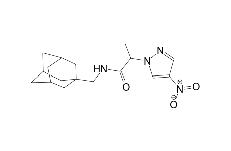 N-(1-adamantylmethyl)-2-(4-nitro-1H-pyrazol-1-yl)propanamide