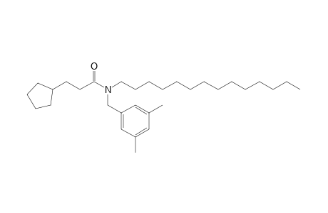 Propionamide, 3-cyclopentyl-N-(3,5-dimethylbenzyl)-N-tetradecyl-