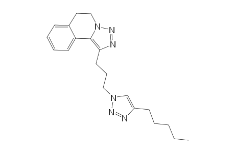 5,6-Dihydro-1-[3-(4-pentyl-1H-1,2,3-triazol-1-yl)propyl]-[1,2,3]triazolo[5,1-a]isoquinoline