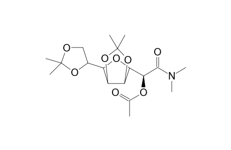 N,N-Dimethyl-2-O-acetyl-3,6-anhydro-4,5:7,8-di-O-isopropylidene-D-erythro-L-allo-octonamide