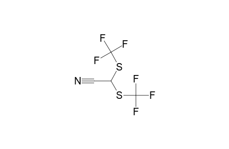 bis(Trifluoromethylsulfanyl) acetonitrile