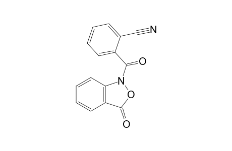 2-(3'-Oxo-1',3'-dihydro-2',1'-benzisoxazol-1'-ylcarbonyl)benzonitrile