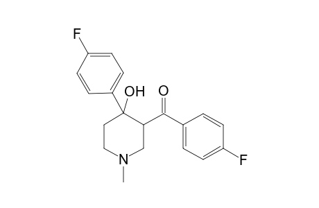 (4-fluorophenyl)[4-(4-fluorophenyl)-4-hydroxy-1-methyl-3-piperidinyl]methanone