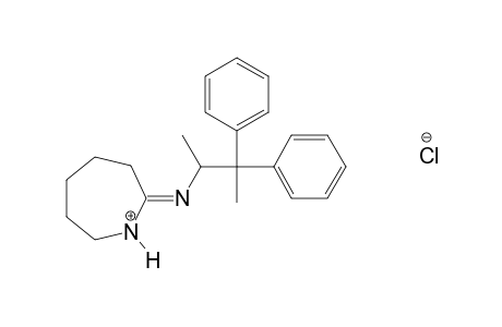 2-[(2,2-DIPHENYL-1-METHYLPROPYL)IMINO]HEXAHYDRO-1H-AZEPINE, MONOHYDROCHLORIDE