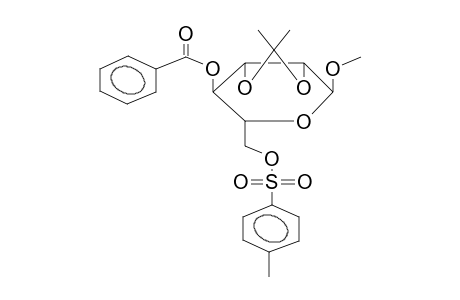METHYL 4-O-BENZOYL-2,3-O-ISOPROPYLIDENE-6-O-TOSYL-ALPHA-D-MANNOPYRANOSIDE