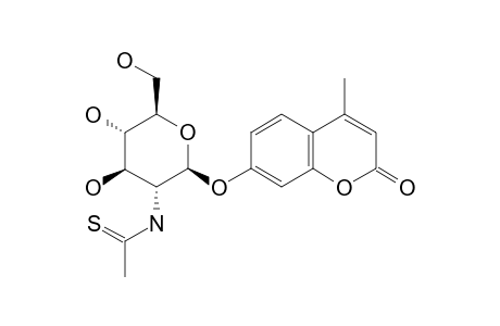 4-METHYLUMBELLIFERYL-2-DEOXY-2-THIOACETAMIDO-BETA-D-GLUCOPYRANOSIDE
