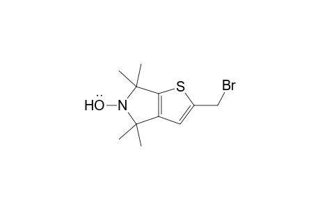 2-(Bromomethyl)-4,4,6,6-tetramethyl-4,6-dihydro-5H-thieno[2,3-c]pyrrol-5-yloxyl radical