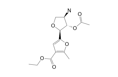 5-(2'-O-ACETYL-3'-AMINO-3'-DEOXY-ALPHA-L-THREOFURANOSYL)-3-ETHOXYCARBONYL-2-METHYLFURAN