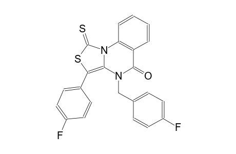 thiazolo[3,4-a]quinazolin-5(4H)-one, 3-(4-fluorophenyl)-4-[(4-fluorophenyl)methyl]-1-thioxo-