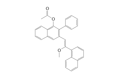 (Z)-1-(Naphthyl)-2-(1-acetoxy-2-phenylnaphthyl)-1-methoxyethylene