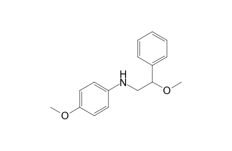 (p-Methoxyphenyl)(2-methoxy-2-phenylethyl)amine