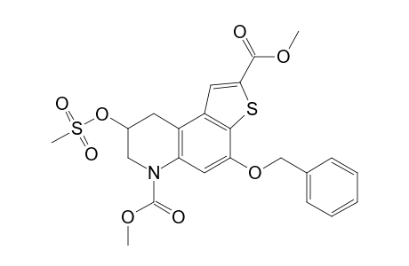 Dimethyl (8RS)-4-Benzyloxy-6,7,8,9-tetrahydro-8-(methanesulfonyloxy)thieno[3,2-f]quinoline-2,6-dicarboxylate