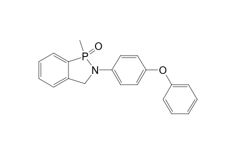 1-Methyl-2-(4-phenoxyphenyl)-2,3-dihydro-1H-2,1-benzazaphosphol-1-oxid