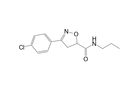 5-isoxazolecarboxamide, 3-(4-chlorophenyl)-4,5-dihydro-N-propyl-