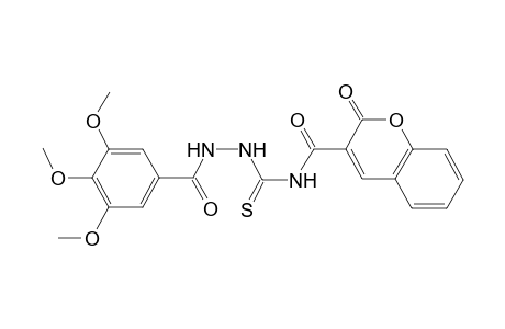 2-keto-N-[[(3,4,5-trimethoxybenzoyl)amino]thiocarbamoyl]chromene-3-carboxamide