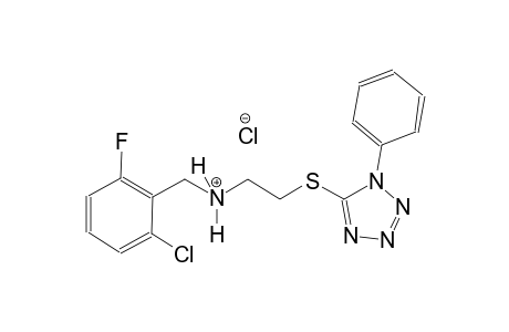 N-(2-chloro-6-fluorobenzyl)-2-[(1-phenyl-1H-tetraazol-5-yl)sulfanyl]ethanaminium chloride