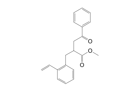 METHYL-4-OXO-4-PHENYL-2-(2-VINYLBENZYL)-BUTANOATE
