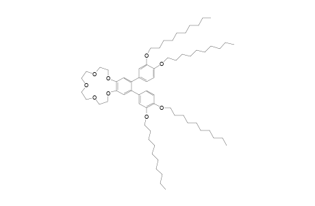 4,5-Bis(3',4'-didecyloxyphenyl)benzo[15]crown-5