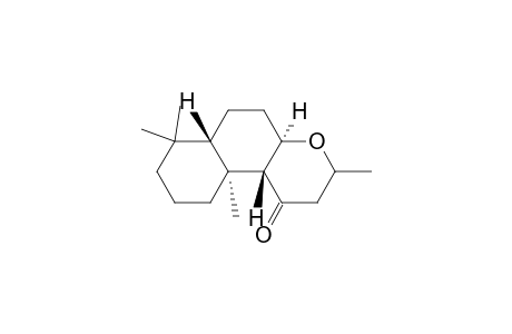 1H-Naphtho[2,1-b]pyran-1-one, dodecahydro-3,7,7,10a-tetramethyl-, (4a.alpha.,6a.beta.,10a.alpha.,10b.beta.)-(.+-.)-