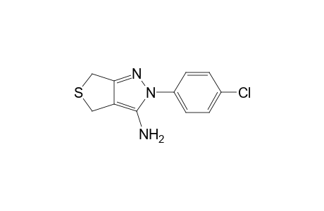 2-(4-Chlorophenyl)-2,6-dihydro-4H-thieno[3,4-c]pyrazol-3-amine