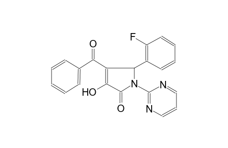 2H-pyrrol-2-one, 4-benzoyl-5-(2-fluorophenyl)-1,5-dihydro-3-hydroxy-1-(2-pyrimidinyl)-
