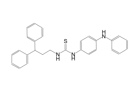 N-(4-anilinophenyl)-N'-(3,3-diphenylpropyl)thiourea