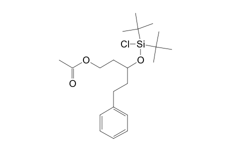 ACETIC-ACID-3-(DI-TERT.-BUTYL-CHLORO-SILANYLOXY)-5-PHENYL-PENTYLESTER