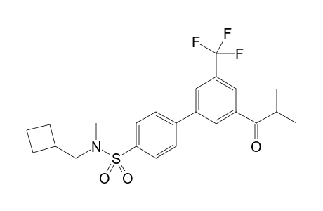 N-(Cyclobutylmethyl)-N-methyl-3'-(2-methylpropanoyl)-5'-(trifluoromethyl)-1,1???-biphenyl-4-sulfonamide