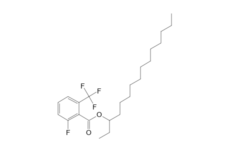 2-Fluoro-6-trifluoromethylbenzoic acid, 3-pentadecyl ester