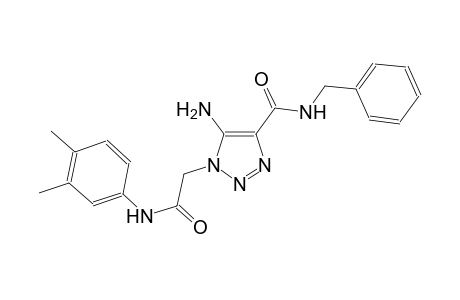 5-amino-N-benzyl-1-[2-(3,4-dimethylanilino)-2-oxoethyl]-1H-1,2,3-triazole-4-carboxamide