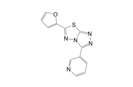 6-(2-furyl)-3-(3-pyridinyl)[1,2,4]triazolo[3,4-b][1,3,4]thiadiazole