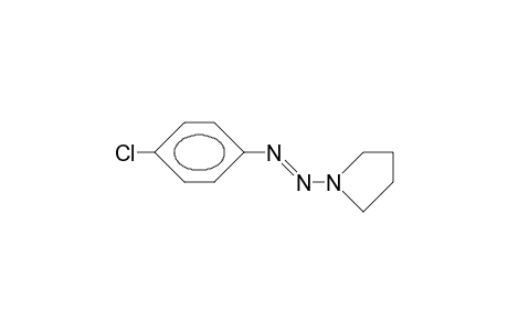 N-(4-Chloro-phenylazo)-pyrrolidine