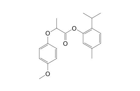 2-(4-methoxyphenoxy)-propanoic acid-2-isopropyl-5-methyl-phenyl ester
