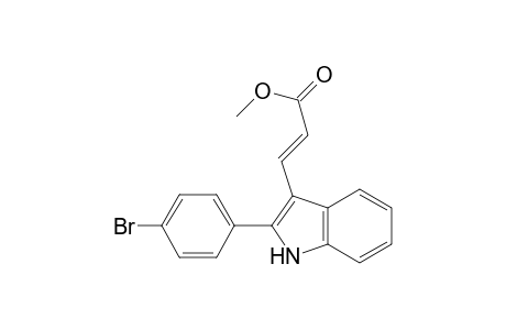 (E)-3-[2-(4-bromophenyl)-1H-indol-3-yl]-2-propenoic acid methyl ester