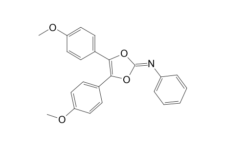 4,5-Bis(4-methoxyphenyl)-2-phenylimino-1,3-dioxole